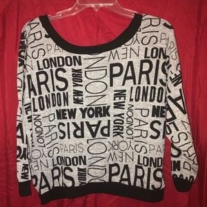 NEW YORK, PARIS, LONDON Sweater